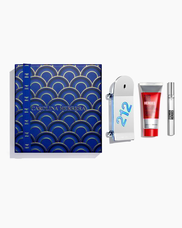 212 Heroes 90ml Eau de Toilette, 100ml Shower Gel and 10ml Megaspritzer